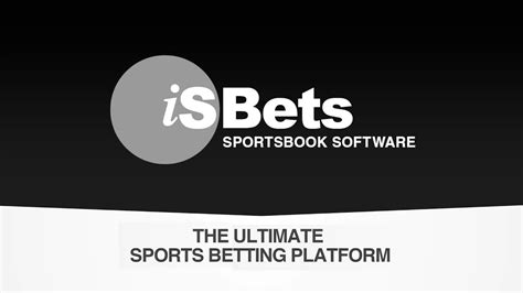 iSBets Sportsbook software .